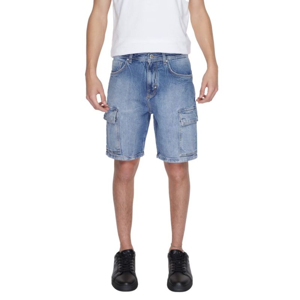 Antony Morato Denim Shorts Light Wash Men Blue